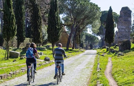 E-bike Tour of Appia Antica and Castel Gandolfo from Rome