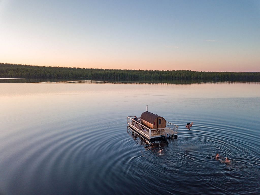 Sauna Boat Scenic River Cruise from Rovaniemi