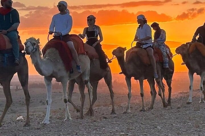 Desert Agafay Camel Ride with Dinner and Sunset