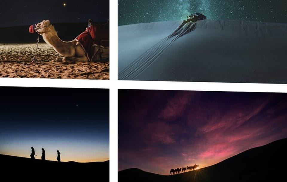 Doha Night Desert Safari with Camel Ride and Dune Bashing