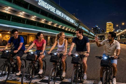 Singapore Marina Bay Small Group Night Cycling Tour