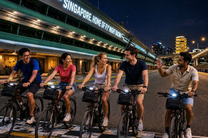 Marina Bay Night Cycling Tour 2