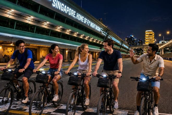 Marina Bay Night Cycling Tour photo 2