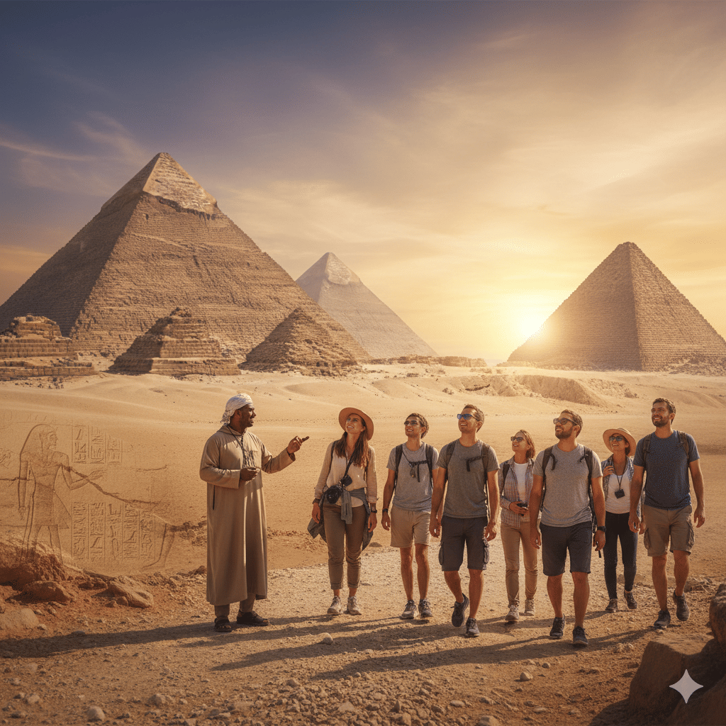 Cairo: Giza Pyramids, Memphis, Dahshur & Saqqara Tour
