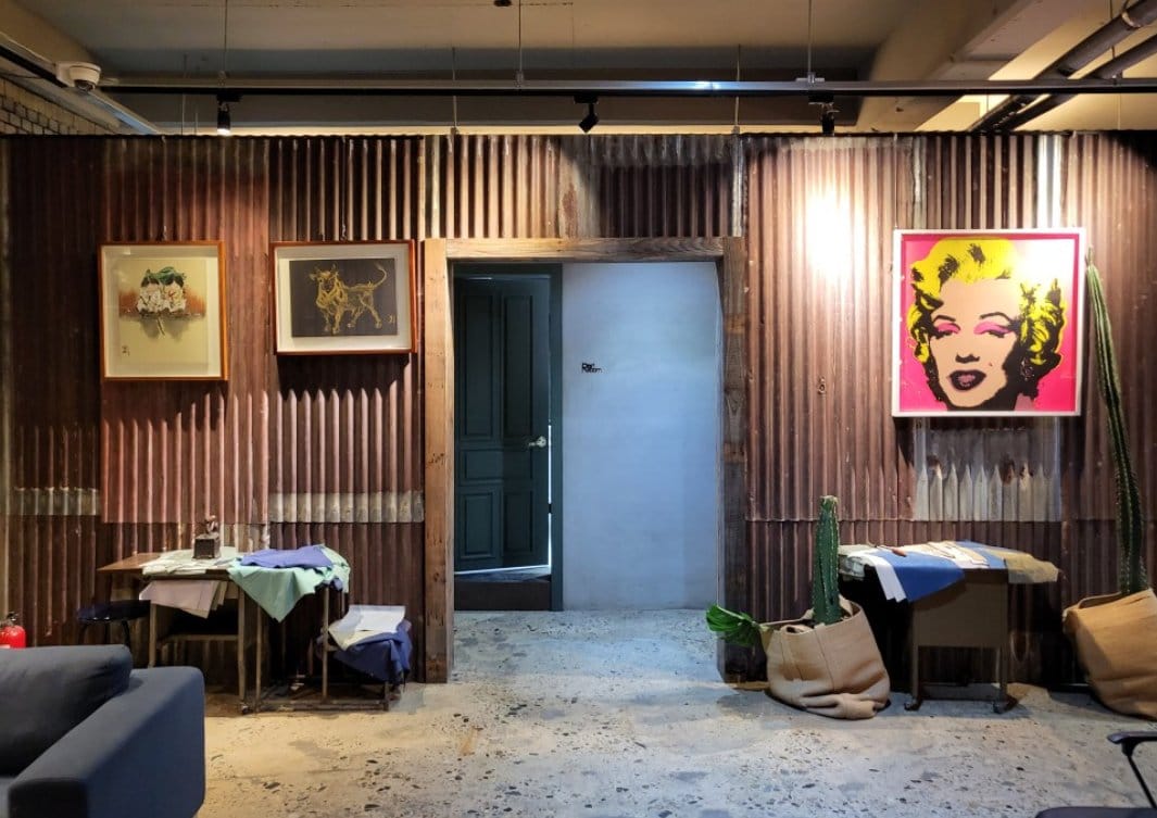 Additional interior shot of ZM-illennial café with artistic décor.