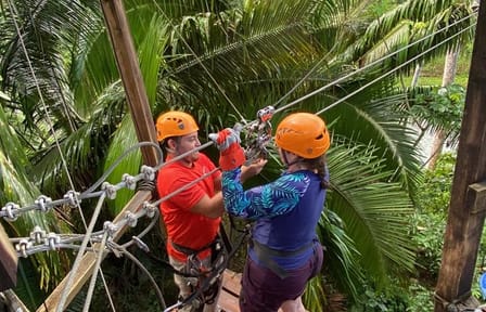 Ziplining Adventure Above the Rainforest in Belize