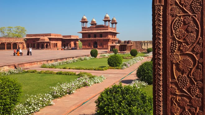 Diwan-i-Khas Hall in Fatehpur Sikri