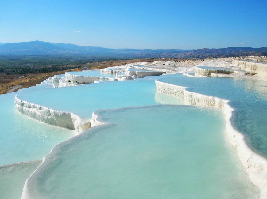 the hot baths of Pamukkale