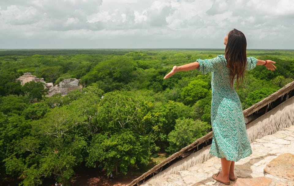 Ek Balam Archaeological Tour with Cenote Swim and Valladolid Visit