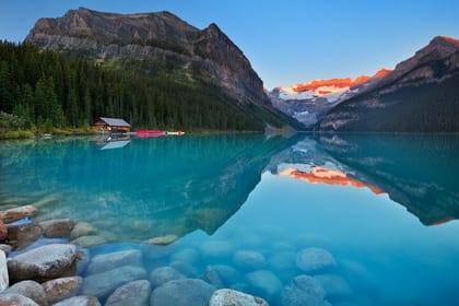 Moraine Lake Louise Emerald Johnston Canyon from Canmore Banff