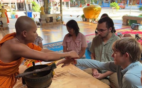 Monks Blessing and Village Tour in Siem Reap, Cambodia