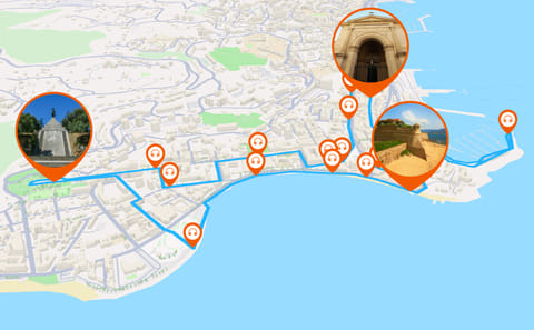 Ajaccio Audio Guided Walking Tour with 18 Historic Insights