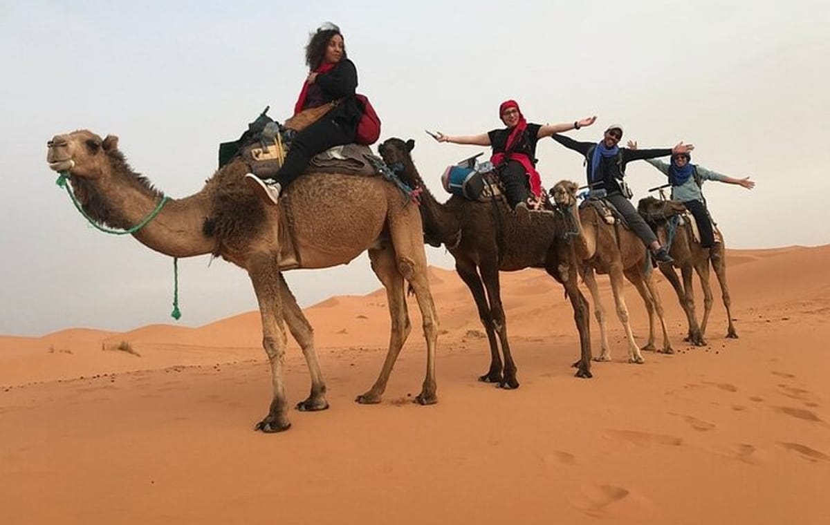 Private 5 Days Trip To Merzouga Desert From Casablanca Via Fez