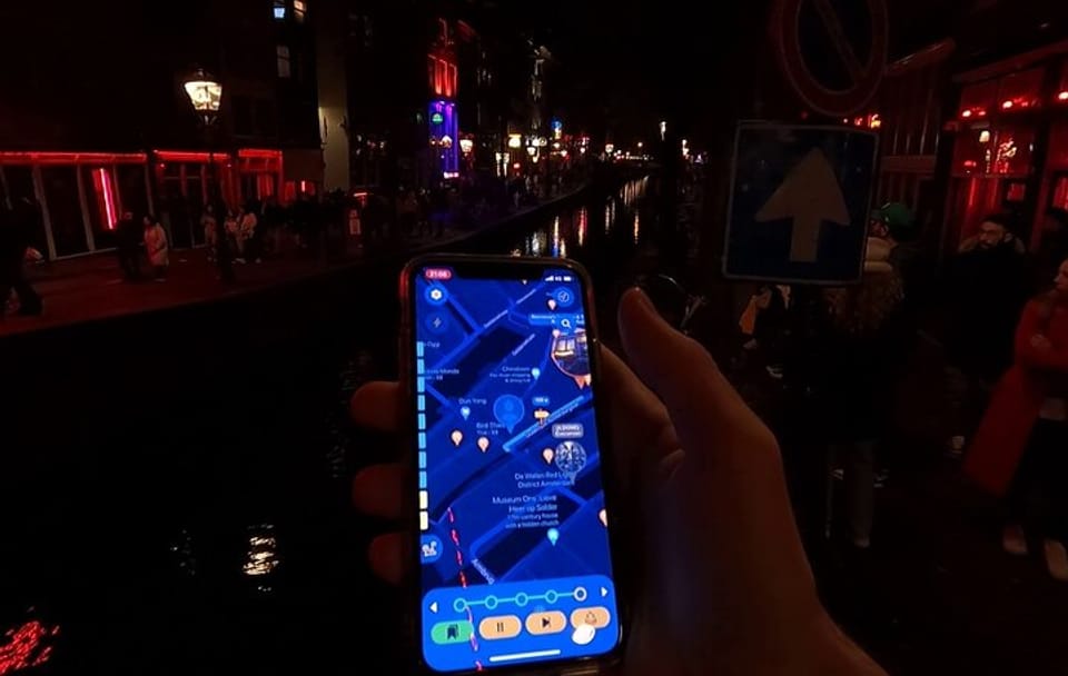 Self-Guided GPS Walking Tour of Amsterdam's Red Light District