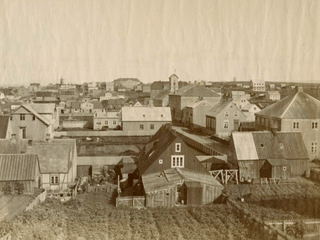 Grjótaþorpið - The Rock Village (in 1884)