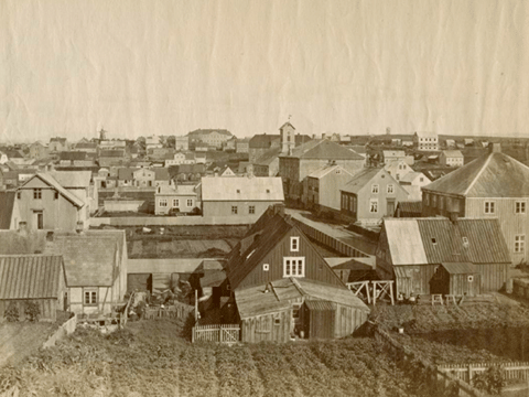 Grjótaþorpið - The Rock Village (in 1884)