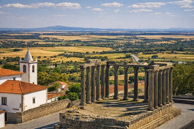 Évora Private Day Trip from Lisbon with Winery Visit