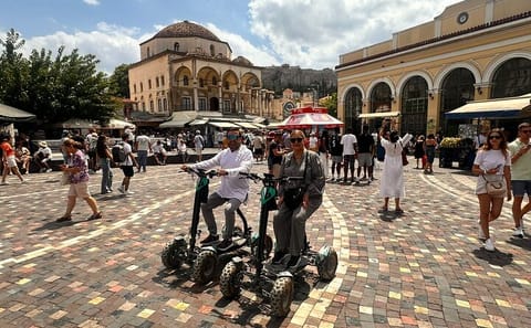 Electric Scooter Tour of Ancient Athens Landmarks