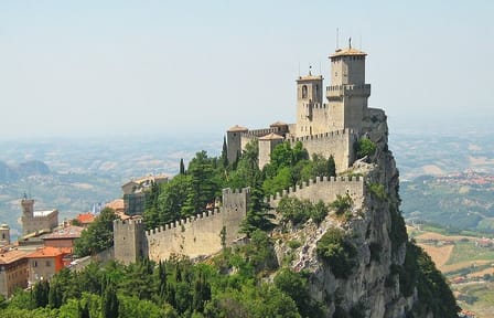 Scenic Ridge Walk and Fortress Views in San Marino