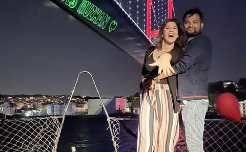 Private Yacht Proposal Experience on the Bosphorus in Istanbul