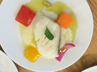 Icelandic cod at Salt Eldhus cookery school