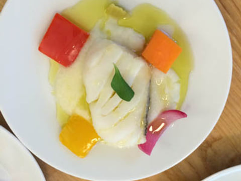 Icelandic cod at Salt Eldhus cookery school
