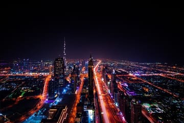Private Dubai by Night City Tour with Dinner
