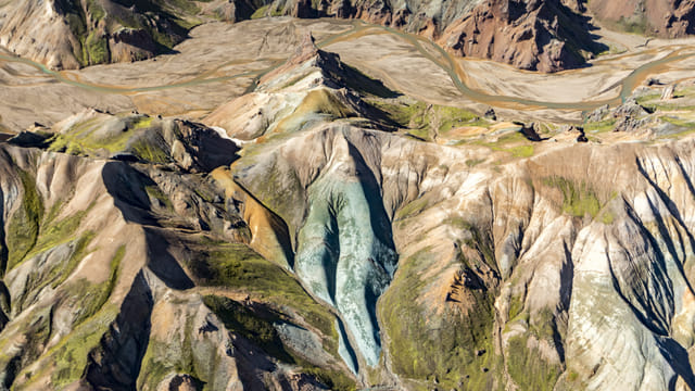 Landmannalaugar Above Airplane Tour