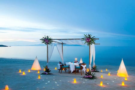5 Star Luxury – Romantic Dinner on the Beach @ Melati