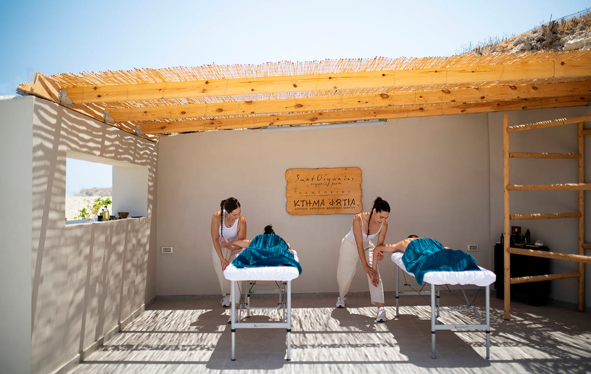 Santorini Couples Massage & Exclusive Organic Farm Tour