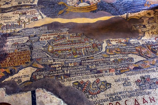 Private Christian Tour: Madaba, Mount Nebo, Jordan River & Lot's Cave from Amman