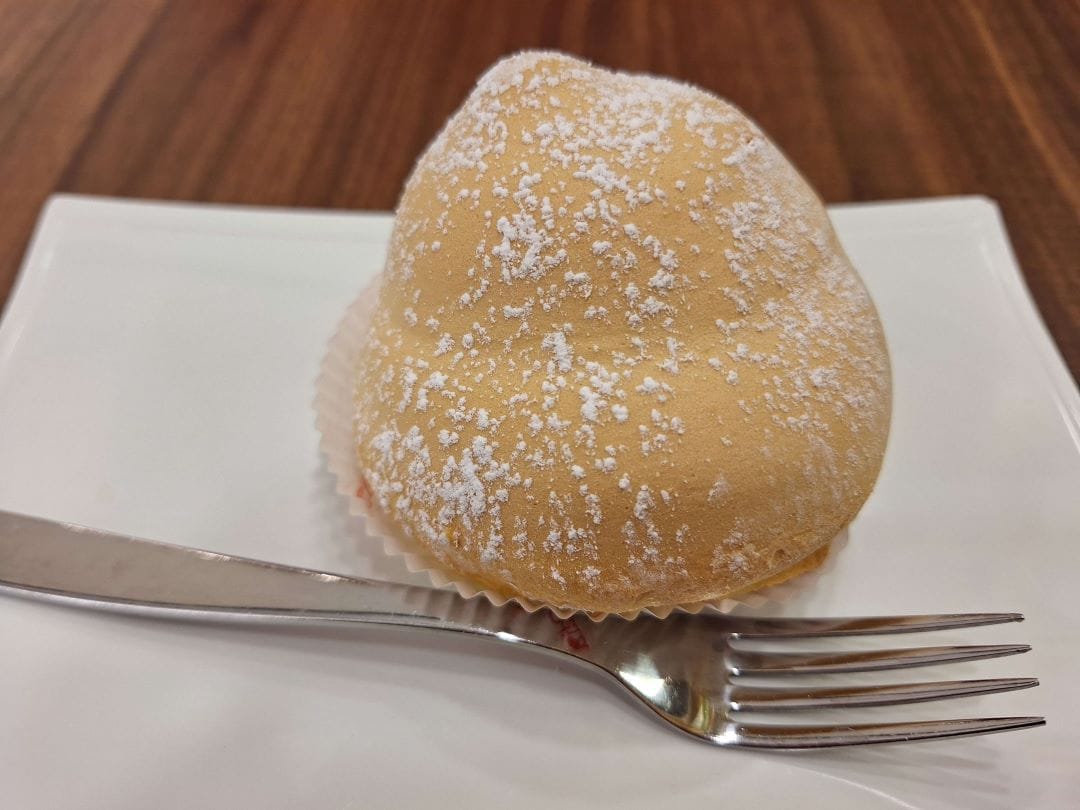 Traditional Italian pastry from Bari served in a local bar