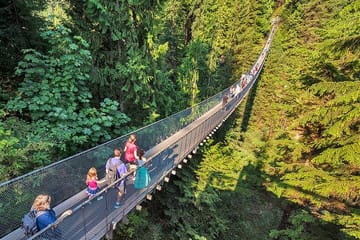 Vancouver City Tour With Stanley, Grouse Mountain & Capillano Suspension Private