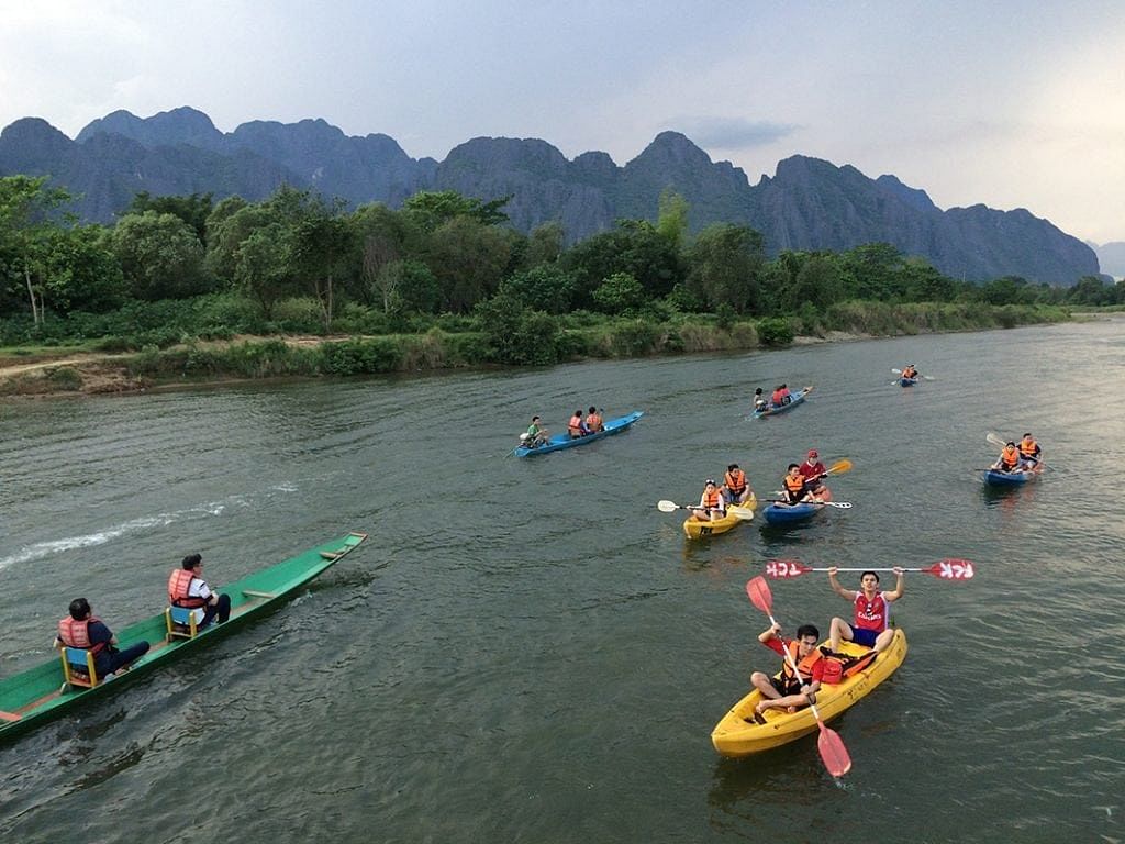 Nam Khan River Valley Bike Tour & Elephant Riding Adventure in Luang Prabang