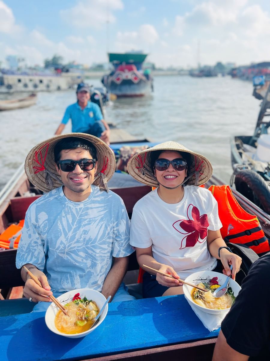 Mekong Romantic Experiences: Nature Reserve Exploration & Floating Market Adventure