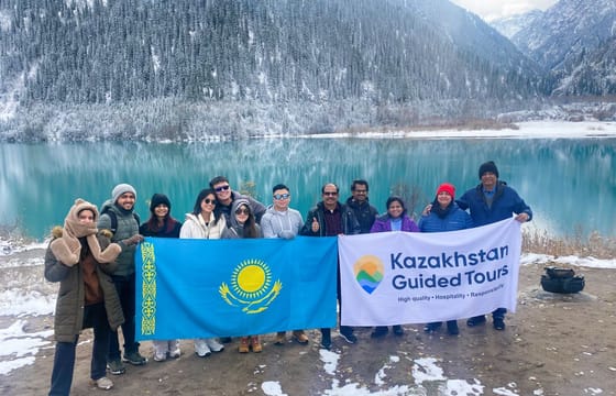 Issyk Lake with Turgen (Bear) Waterfall tour