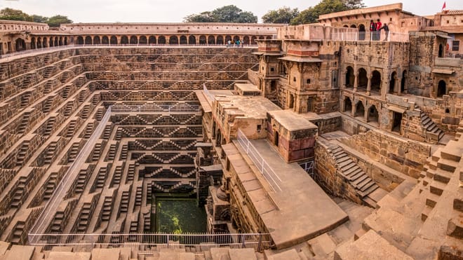Left Side Part of Chand Baori