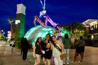 Container Park where you will witness a fire-breathing preying mantis and taste-test a Flamin Cheeto mini baguette with cheese board