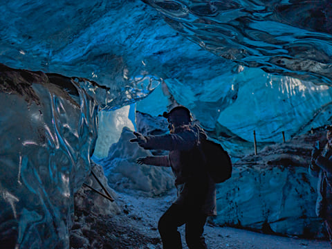Look at these formations! Ice Caves are ever changing each year as the glacial waters change.
