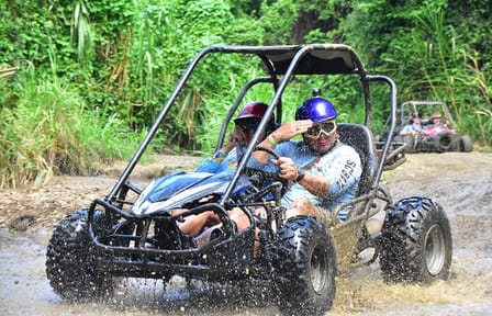 Roatan Jungle ATV Tour with Sloth Interaction and Beach Stop