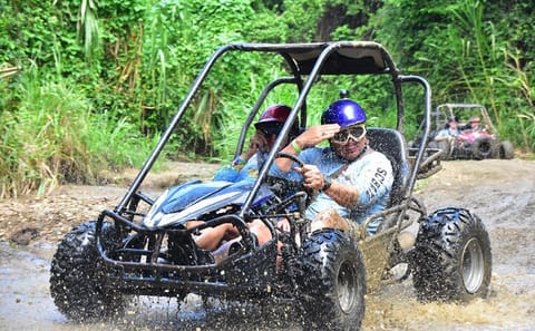 Roatan Jungle ATV Tour with Sloth Interaction and Beach Stop