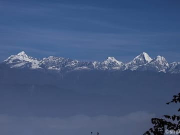 Himalayas View from the hilltop