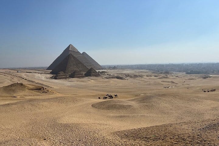Private Giza Pyramids & Saqqara Tour with Camel Ride
