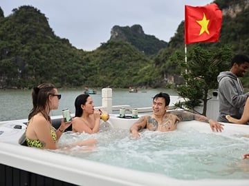 Oasis Bay Party Cruise- Best Halong Bay Cruises for Young Traveler with Live Dj
