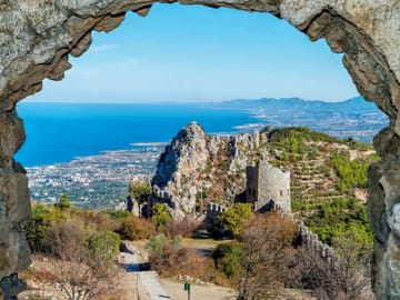 Paphos Day Tour to Kyrenia, St. Hilarion Castle, and Bellapais Abbey