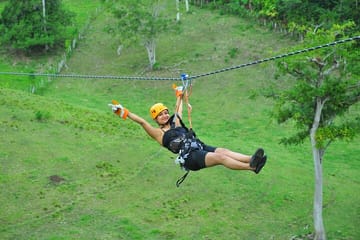 Punta Cana Adventure: Eco Farm, Horseback, Buggy, and Zipline Tour