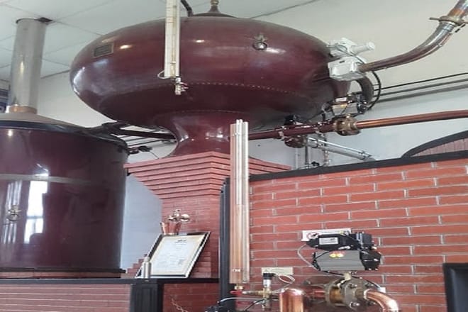 Distillery pot for Calvados