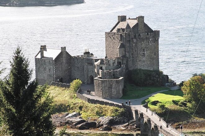 Eilean Donan Castle in the Highlands of Scotland