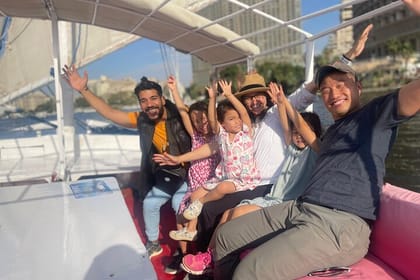 Best Day Tour Pyramids Sphinx and Egyptian Museum with Felucca