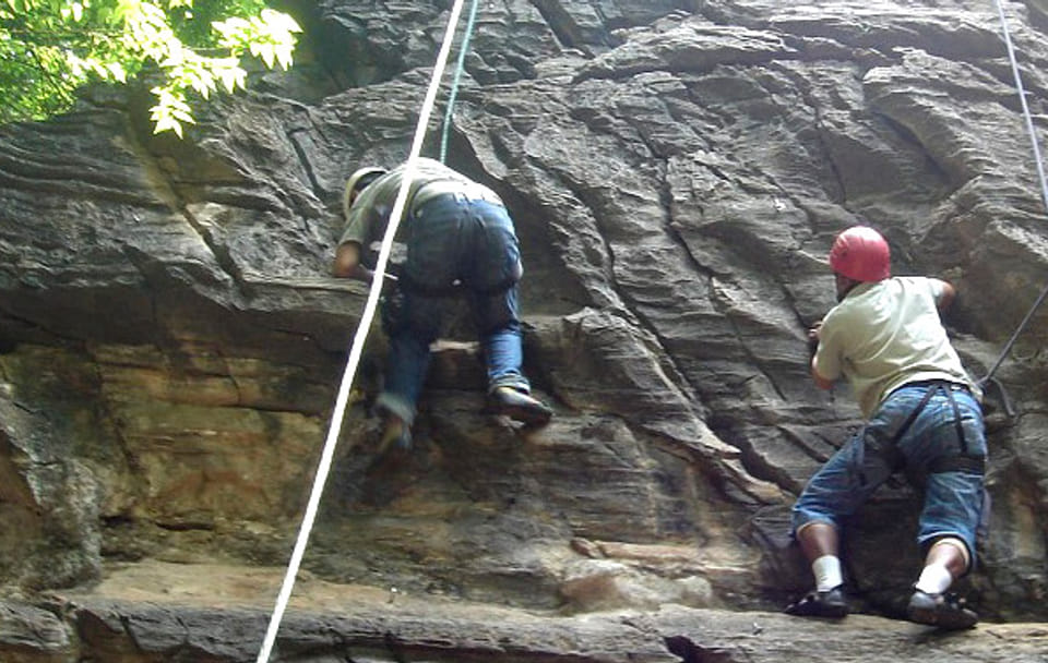 Rock Climbing Adventure in Nagarjun, Nepal